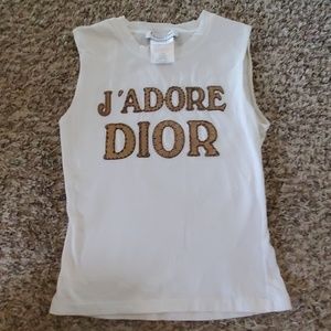 J'Adore Dior tank Vintage